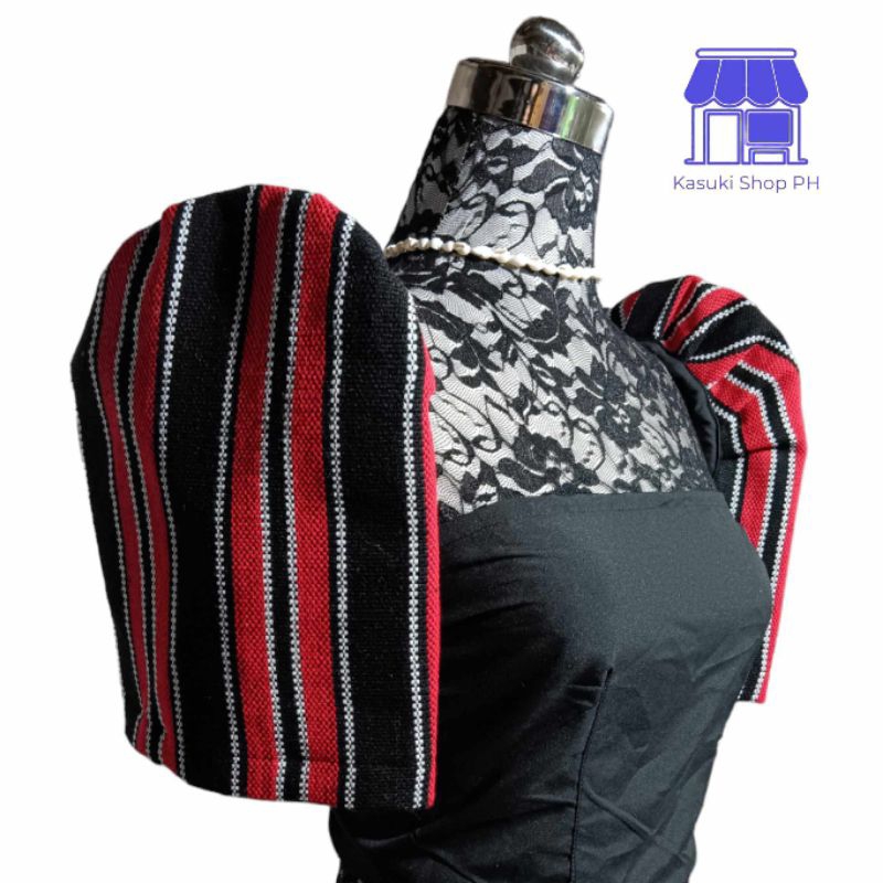 Detachable Filipiniana Sleeves | Inabel Woven Fabric | NO GARTER ...