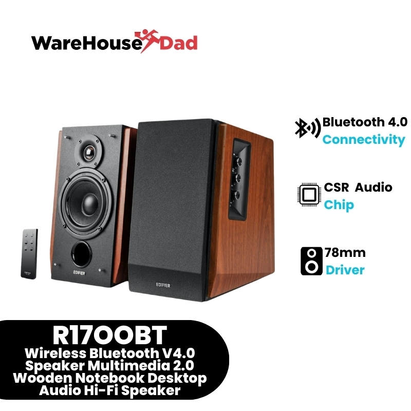 Edifier R1700BT All-in-one Bluetooth Bookshelf Speakers | Shopee ...
