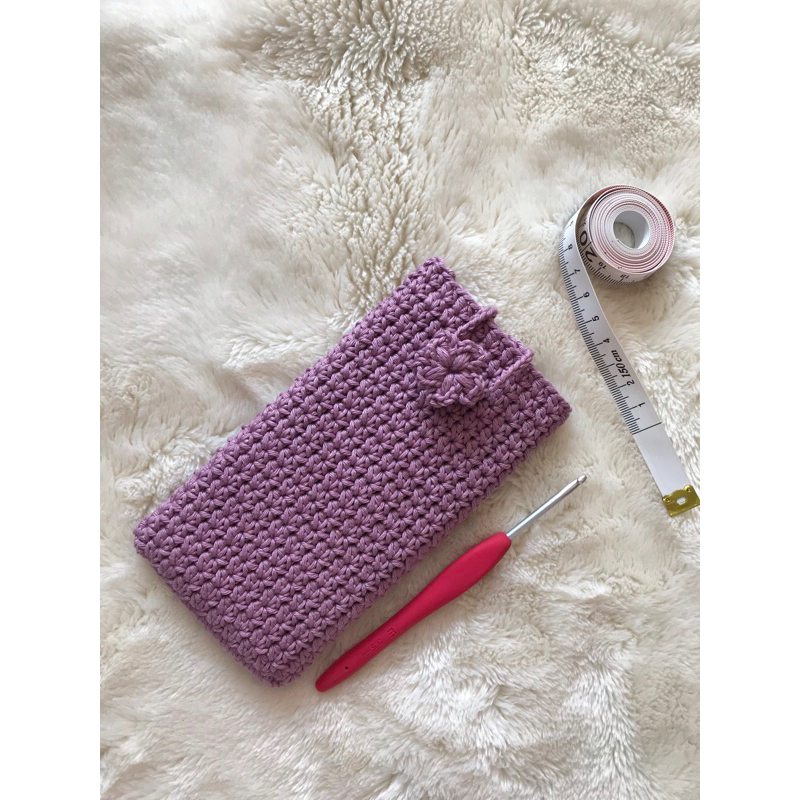 Crochet cell phone pouch for droid hotsell