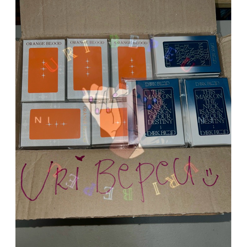 [ SEALED & On Hand ] ENHYPEN - ORANGE BLOOD / DARK BLOOD ( WEVERSE ...