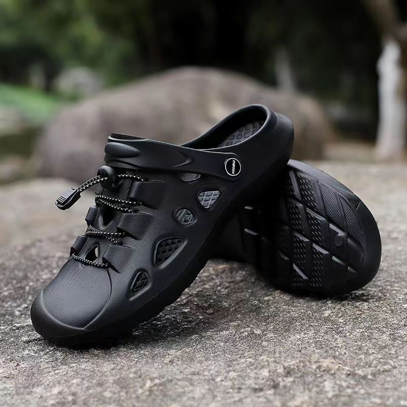 Outdoor Sports Sandals Fashionable and Casual Black Men's Non Slip ...