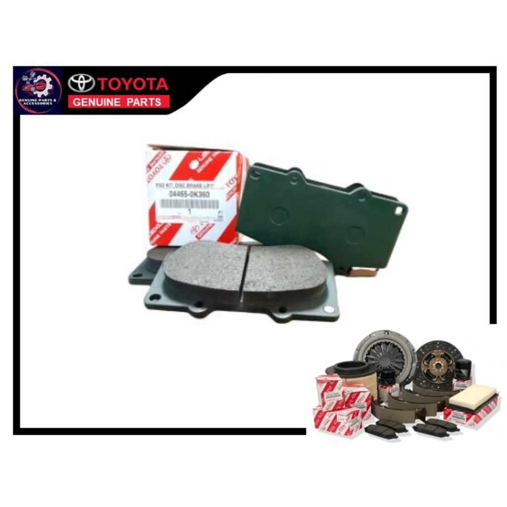 TOYOTA GENUINE BRAKE PADS (HILUX) Shopee Philippines