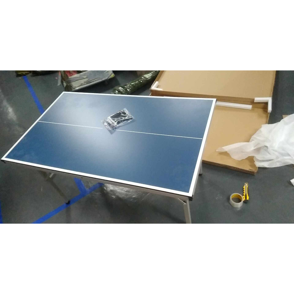 Agilite Studio Foldable Mini Table Tennis Table With Free Hobby Bat and ...