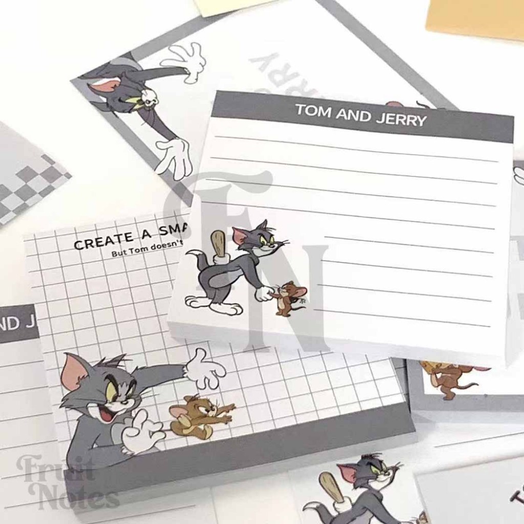 SN391 50 sheets Tom and Jerry Theme Notepad | Shopee Philippines