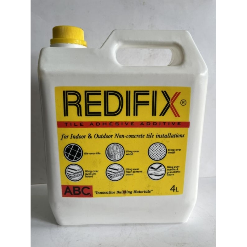 ABC'Redifix'Tile'Adhesive(Modifier gallon)4L-For-Heavy-Duty-Tile ...