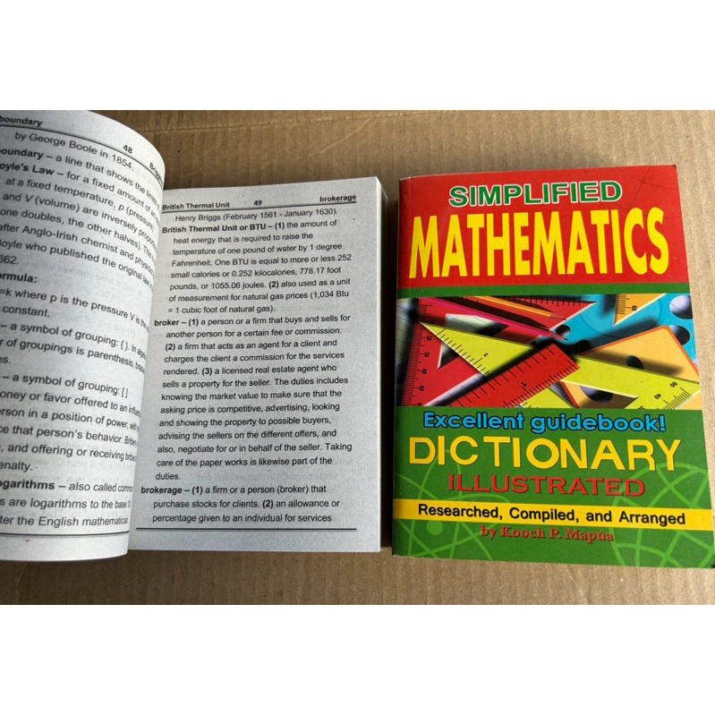 Mathematics Dictionary (480 pages) | Shopee Philippines