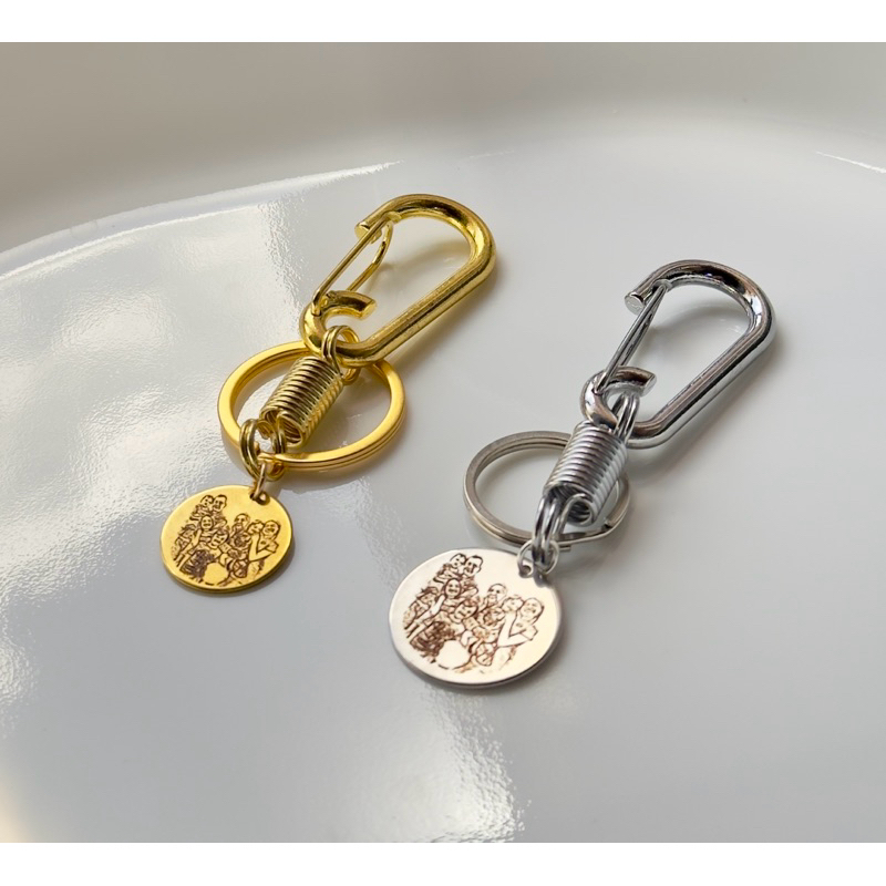 personalized sketch engraved stainless keychain | Shopee Philippines
