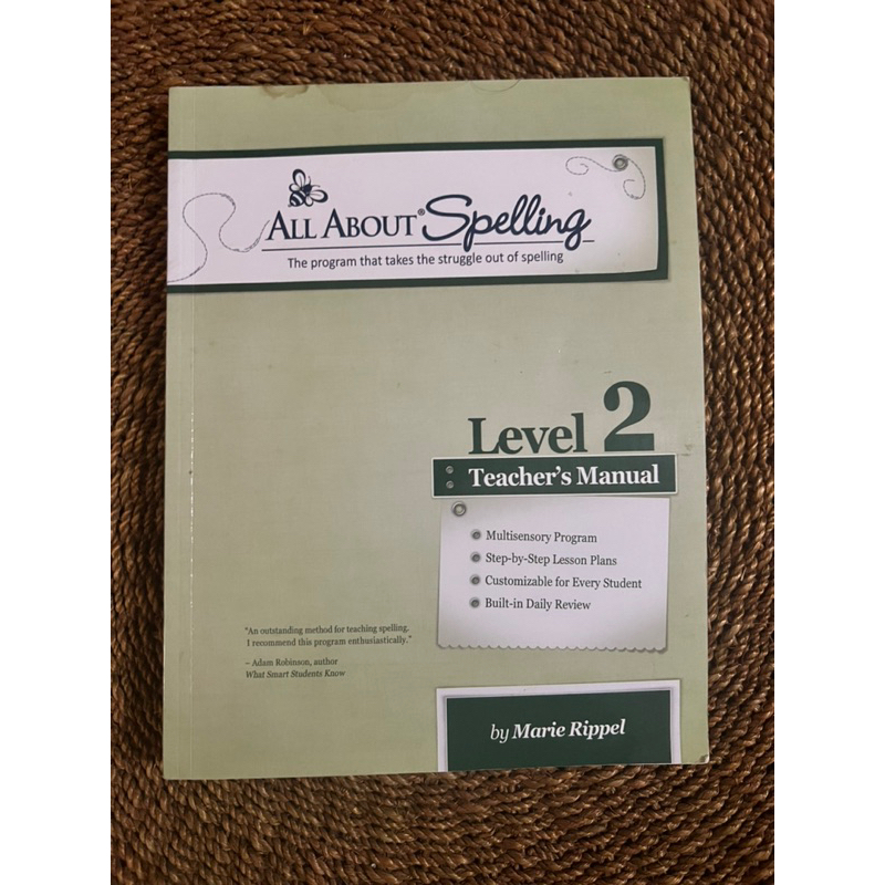 All About Spelling Level 2 - Teacher's Manual | Shopee Philippines