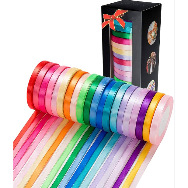 25Yards/Roll 6mmribbon, satin ribbon, decorative ribbon, gift packaging ...