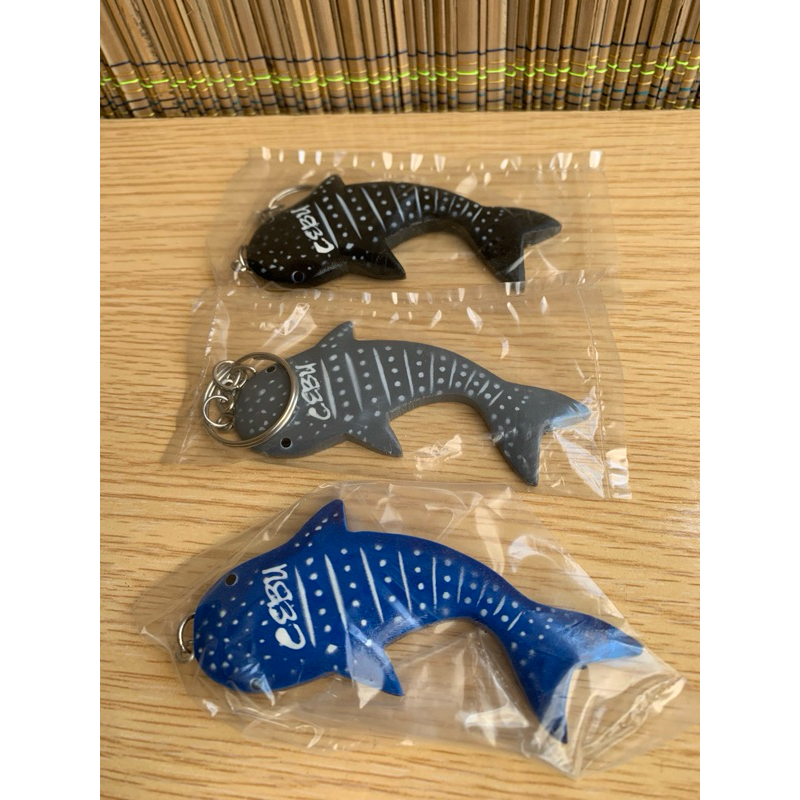 personalized wooden whaleshark butanding keychain cebu souvenir