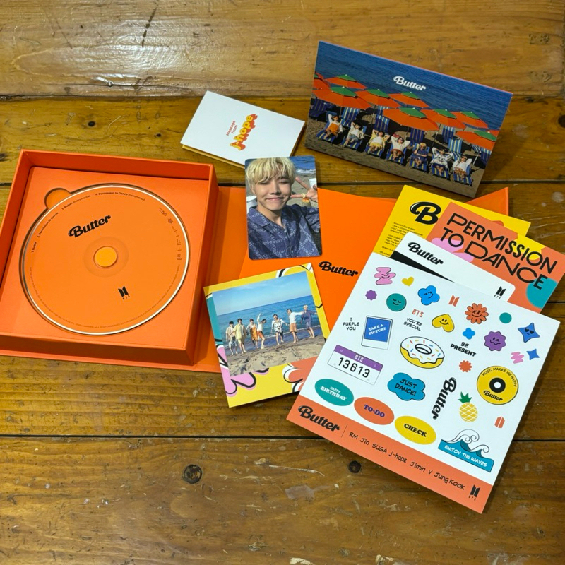 BTS Butter Album Peaches Version with JHope Photocard Shopee Philippines