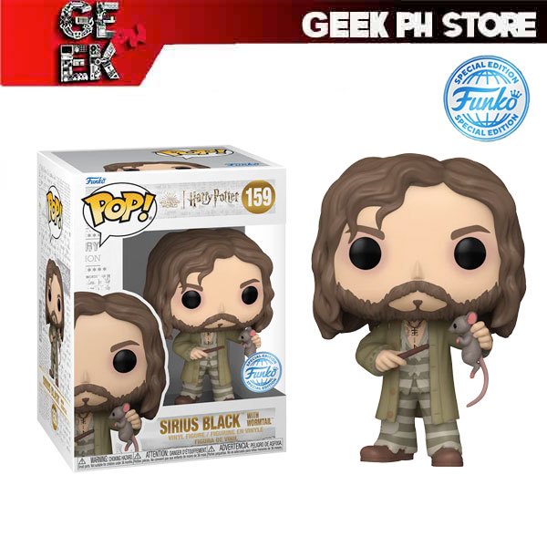 Funko Pop Super - Harry Potter - Sirius Black with Wormtail Special ...