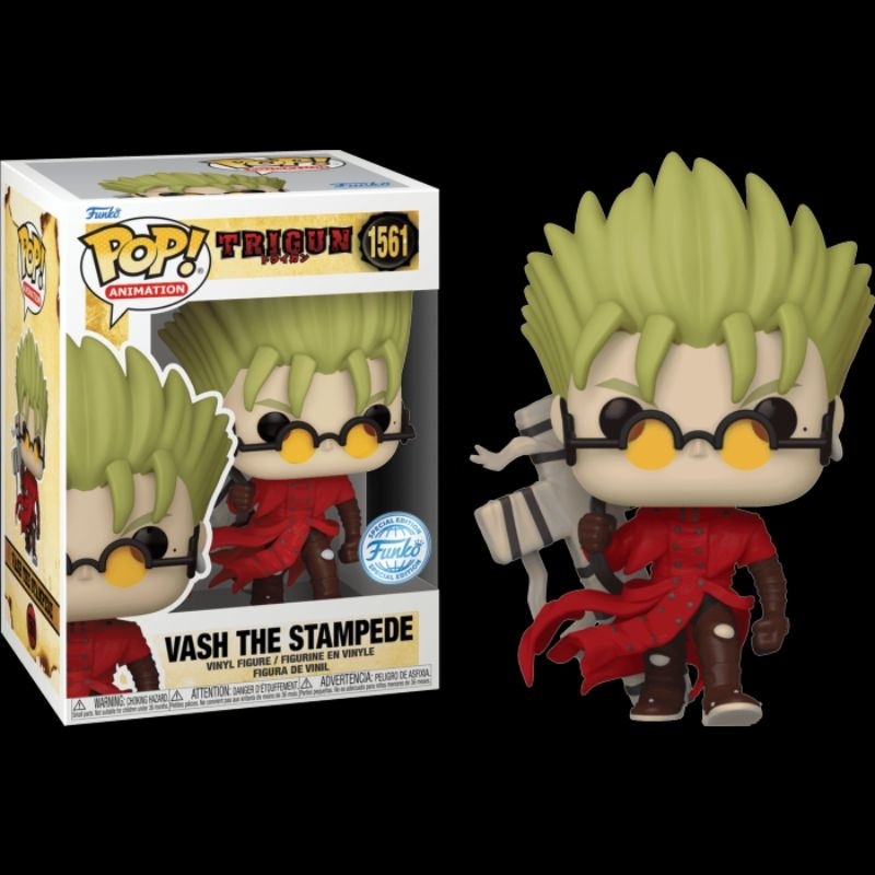 Funko Pop! Animation : Trigun - Vash The Stampede with Punisher Cross ...