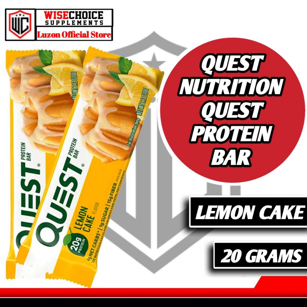 QUEST NUTRITION QUEST BAR 60G LEMON CAKE EXPIRATION DATE JUNE 2024