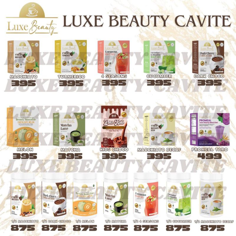 LUXE SLIM PRODUCTS Slimming Coffee Beauty Juice Box