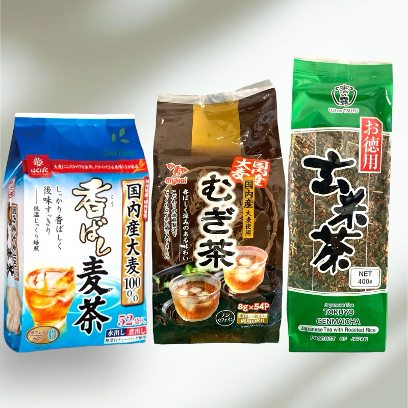 CMH Japan Mugicha Roated Barley Tea 52 teabag and Ujinotsuyu Seicha ...