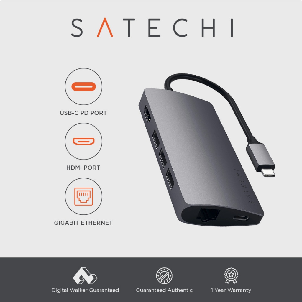 Satechi TypeC Hub MultiPort Adapter 4K V2 Shopee Philippines