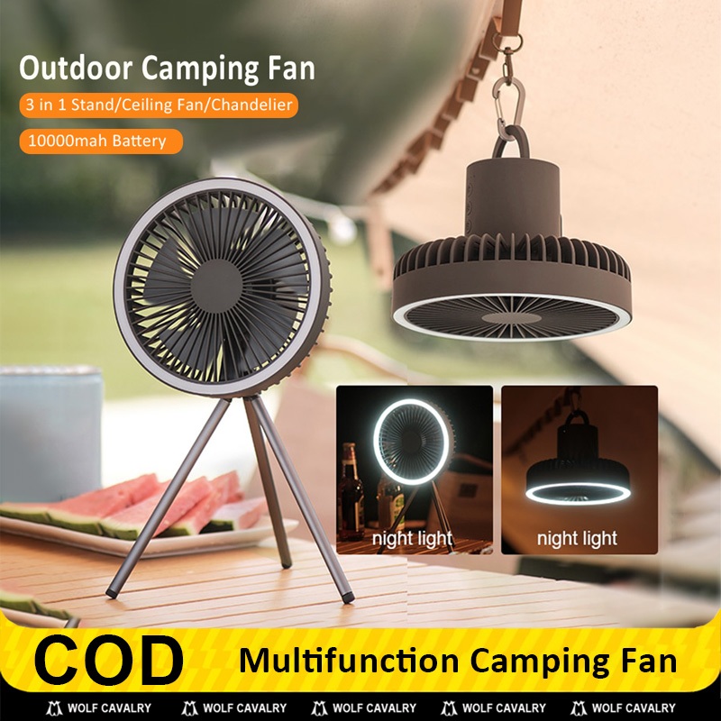 Multifunction Portable Fan Outdoor Camping Fan Super Long Battery Life ...