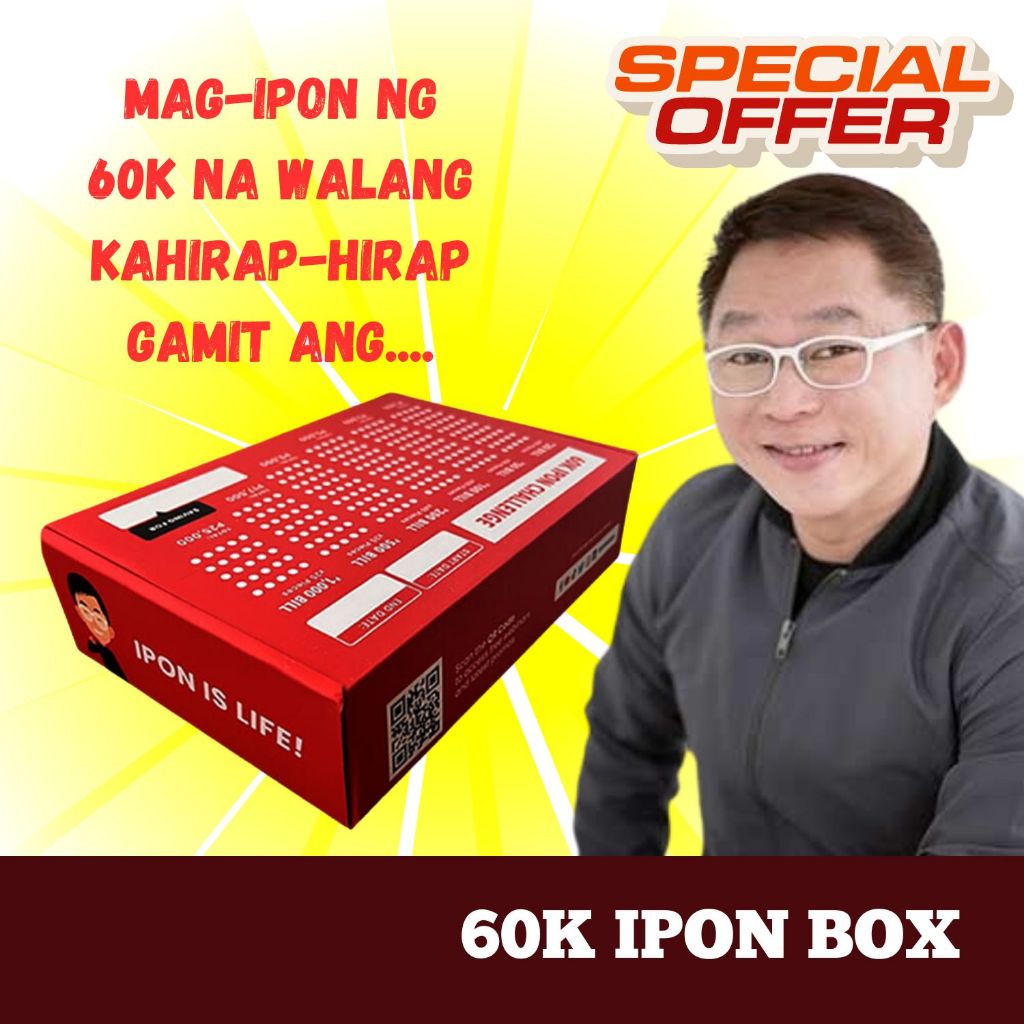 CNAPS 60K Ipon Box by Chinkee Tan 1 pc Alkansya Ipon Box Challenge ...