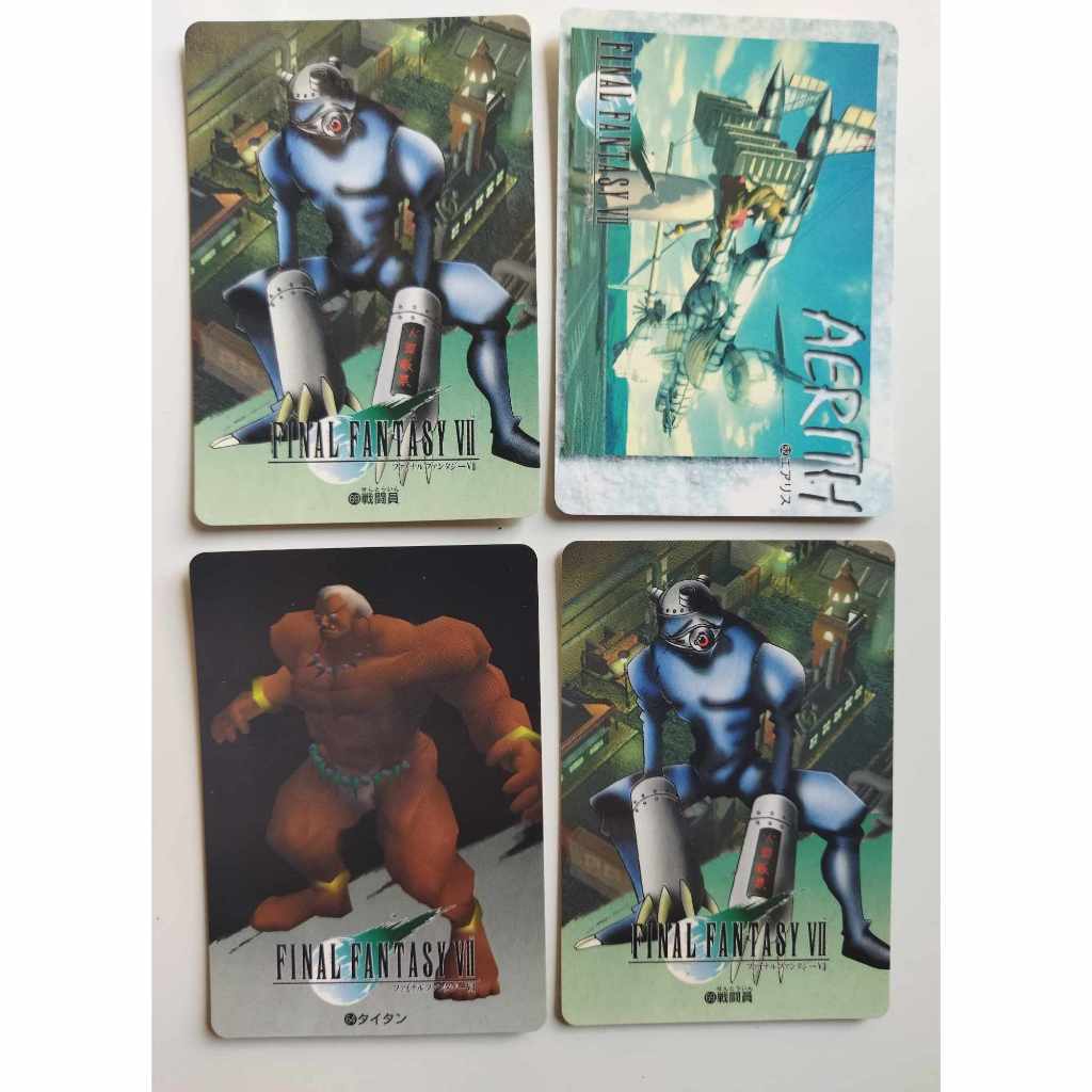 Final Fantasy VII Vintage Cards (Official) | Shopee Philippines