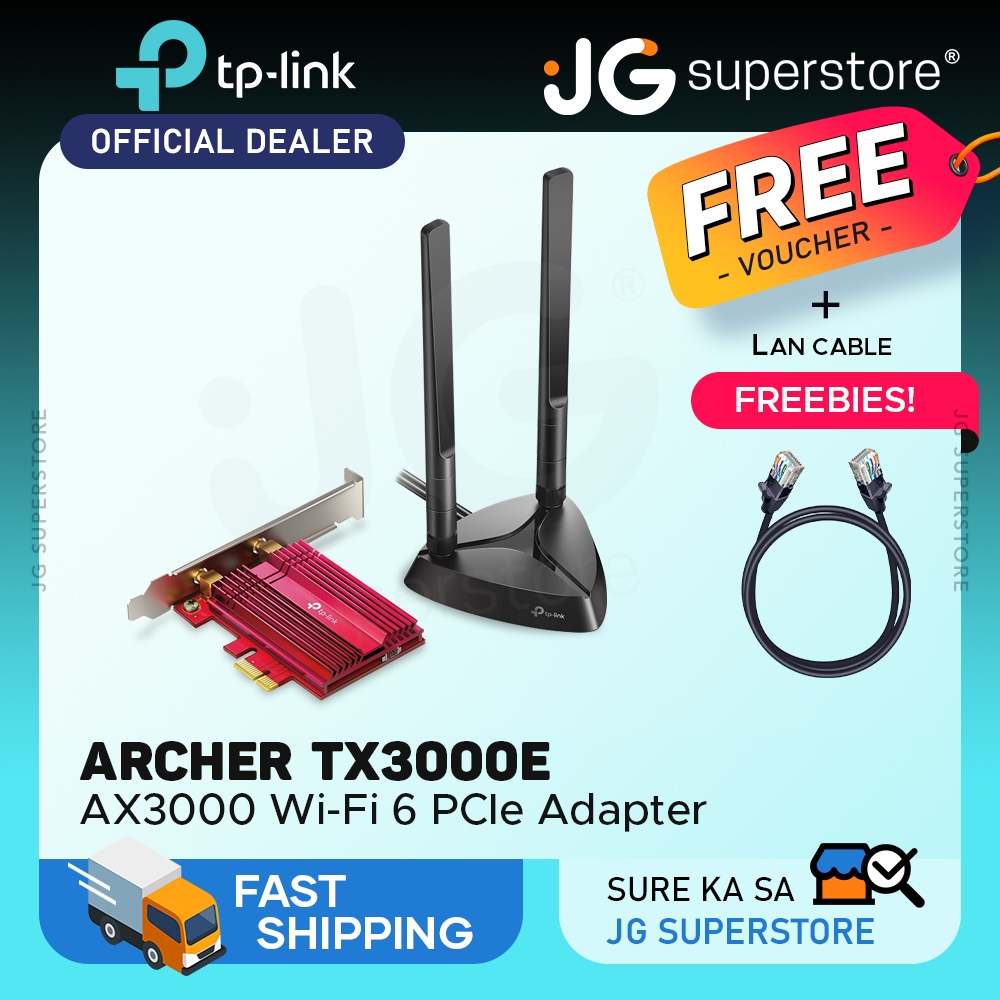 TP-Link Archer TX3000E AX3000 Wi-Fi 6 Bluetooth 5.0 PCIe Adapter ...