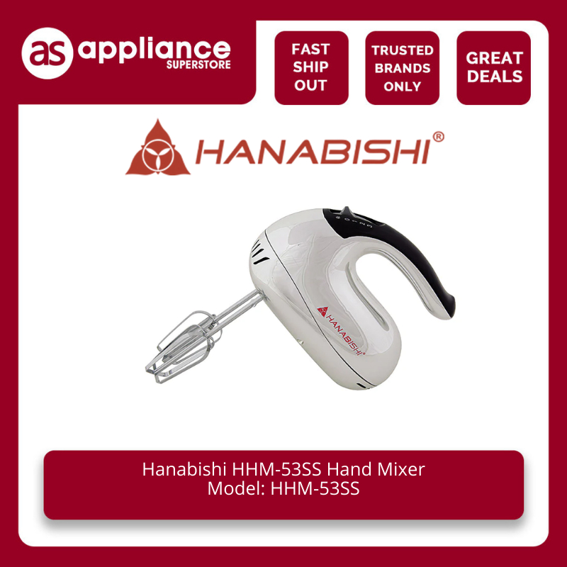 Hanabishi HHM53SS Hand Mixer Silver Series Shopee Philippines