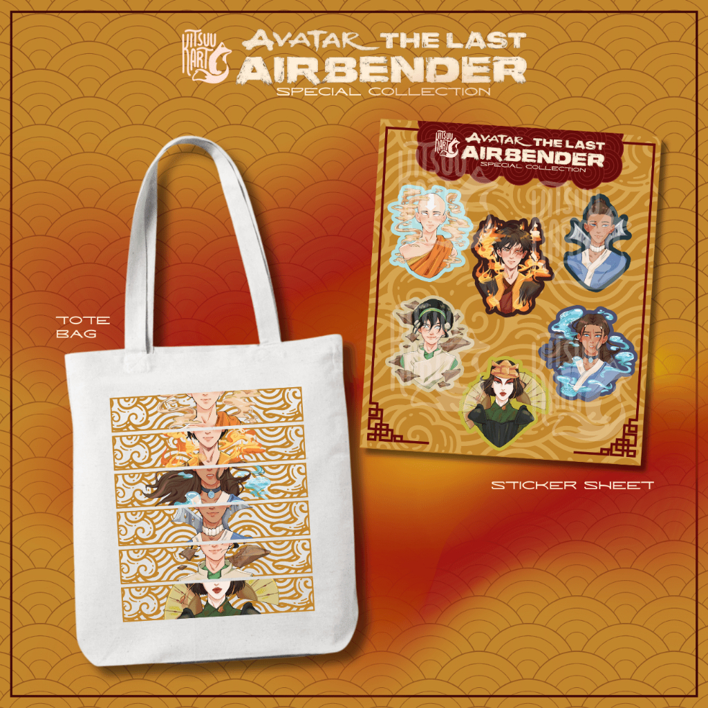 Avatar Last Airbender Collection Keychain Stickers Shirt | Kitsuukart ...