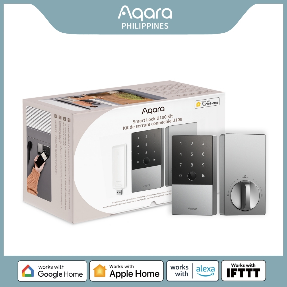 Aqara Smart Lock U100 (incl. E1 hub, 2 NFC cards) supports Apple ...