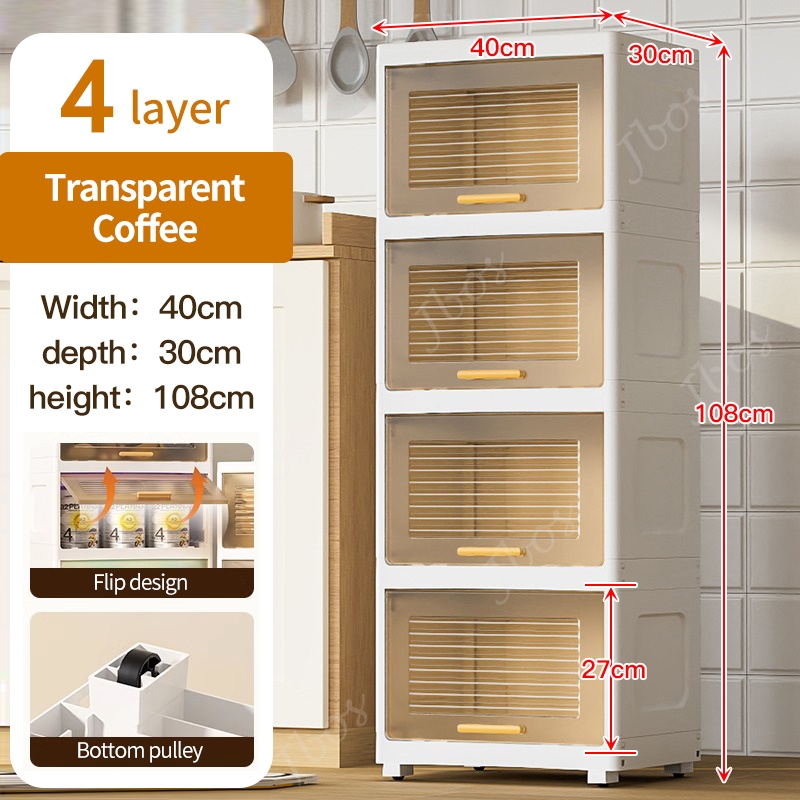 Jbos locker chest Plastic Durabox kitchen bathroom storage Movable with ...