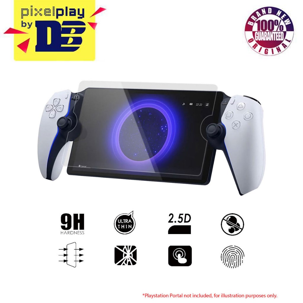 Skull & Co. Tempered Glass Screen Protector for Playstation Portal 2 ...