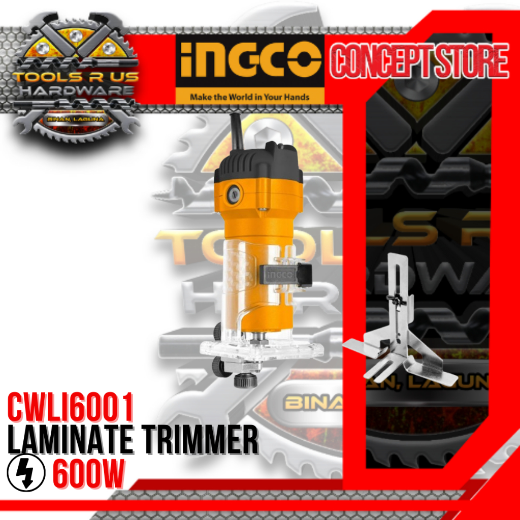 INGCO LAMINATE TRIMMER 600W PLM6001 POWER TOOLS INDUSTRIAL BINAN LAGUNA Shopee Philippines