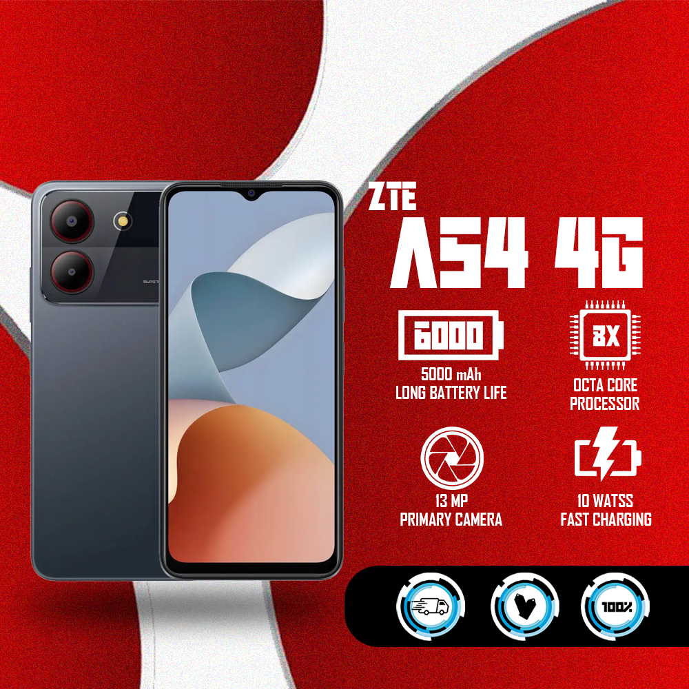 ZTE Blade A54 LTE 4GB RAM 128GB ROM Waterdrop Fullscreen  5000mAh