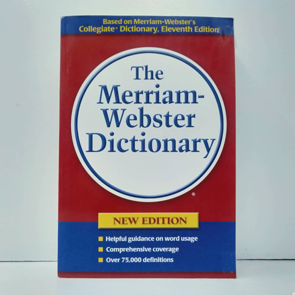 THE MERRIAM - WEBSTER DICTIONARY (SOFTCOVER) BY Merriam-Webster (Author ...