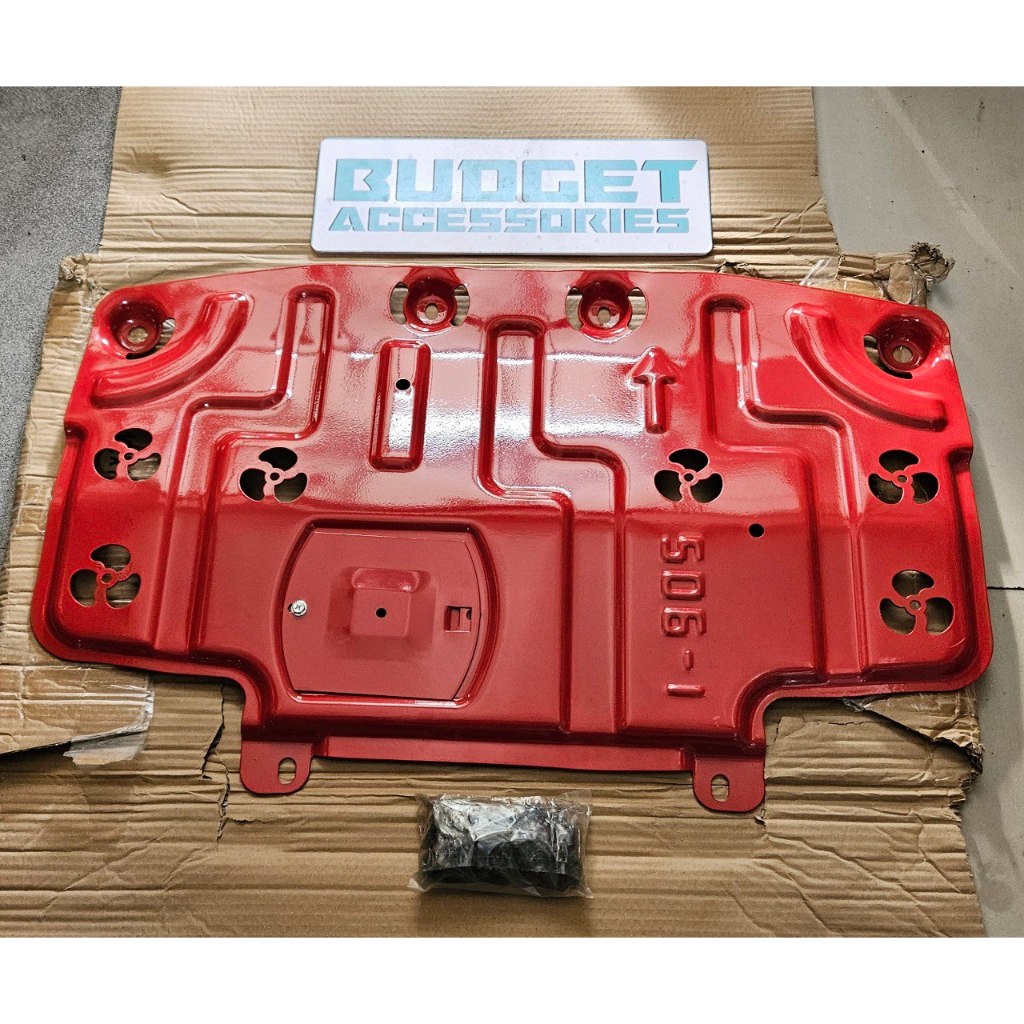 Red Skid Plate Under Engine Cover Skidplate for Hyundai Starex H100