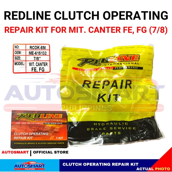 REDLINE CLUTCH OPERATING REPAIR KIT FOR MIT. CANTER FE, FG SIZE: (7/8 ...