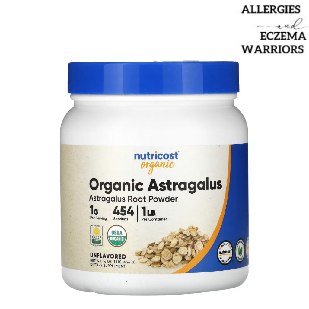Allergies&Eczema Nutricost, Organic Astragalus Root Powder