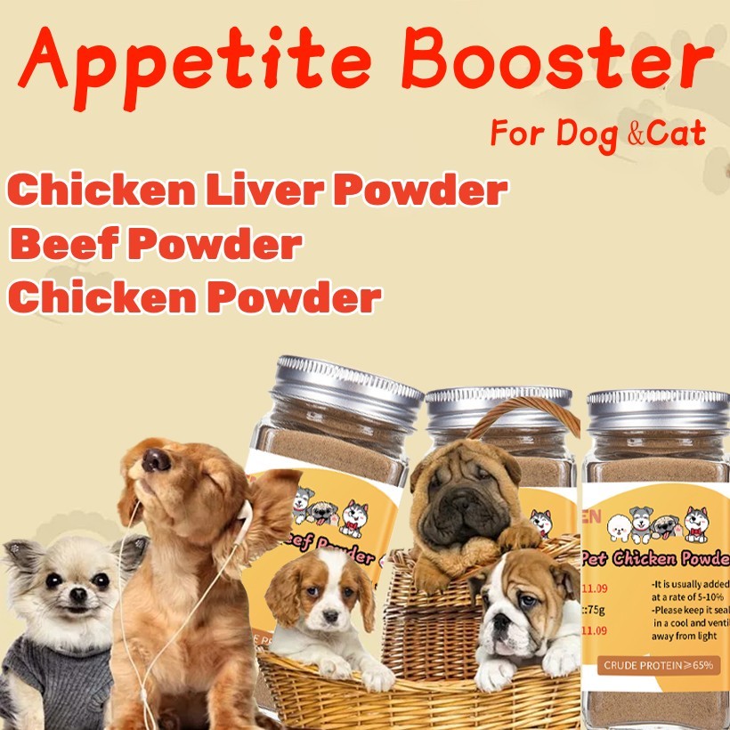 DEVNEN Appetite Booster For Dogs Chicken Liver Beef Chicken Powder