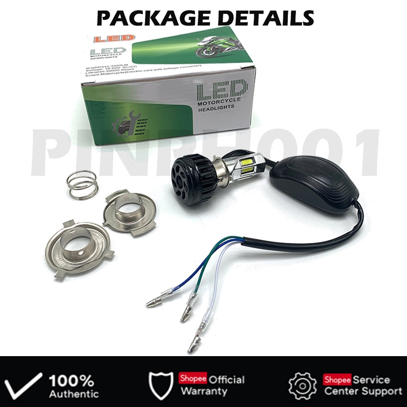 【local delivery】MOKOTO MOTO-M6 LED HEADLIGHT 6-LED FOR MOTORCYCLE ...