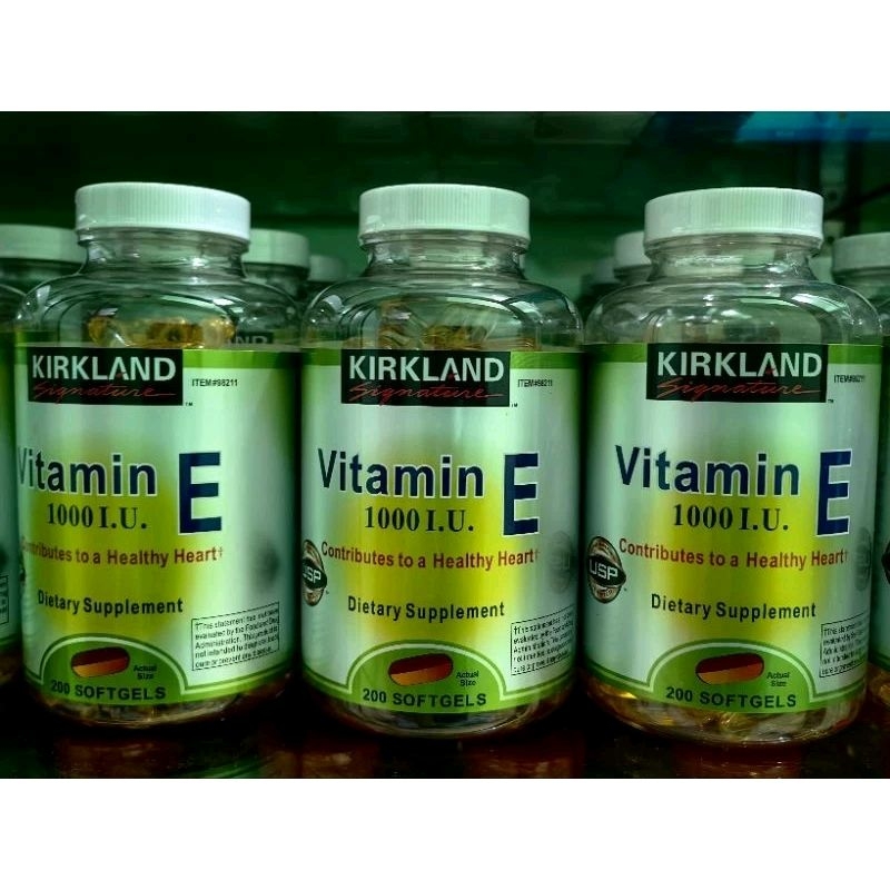 KIRKLAND VITAMIN E 1000 IU SOFTGELS Shopee Philippines