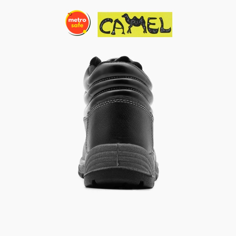CAMEL High Cut Safety Shoes Steel with Laces Genuine Real Leather 7060 Shopee Philippines
