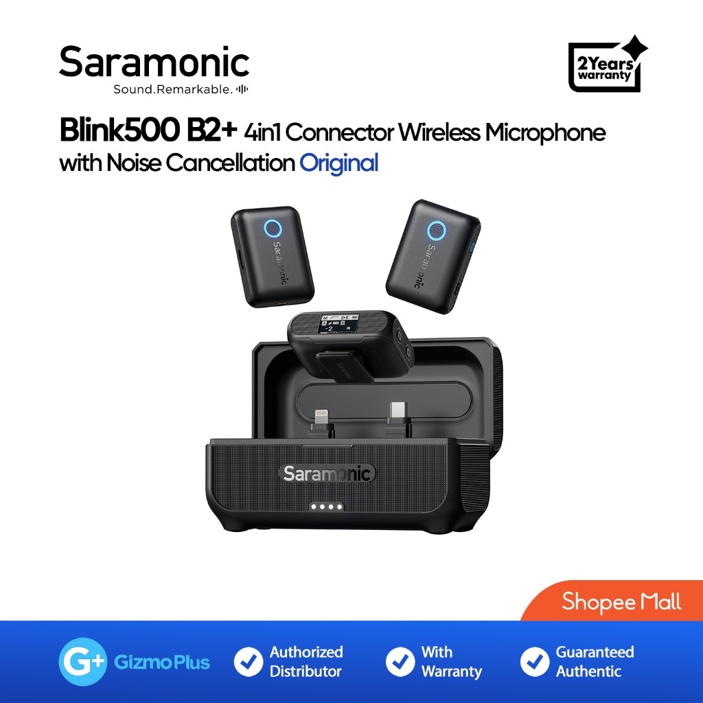 Saramonic Blink500 B2+ / B2 Plus 4in1 Connector Wireless Microphone ...