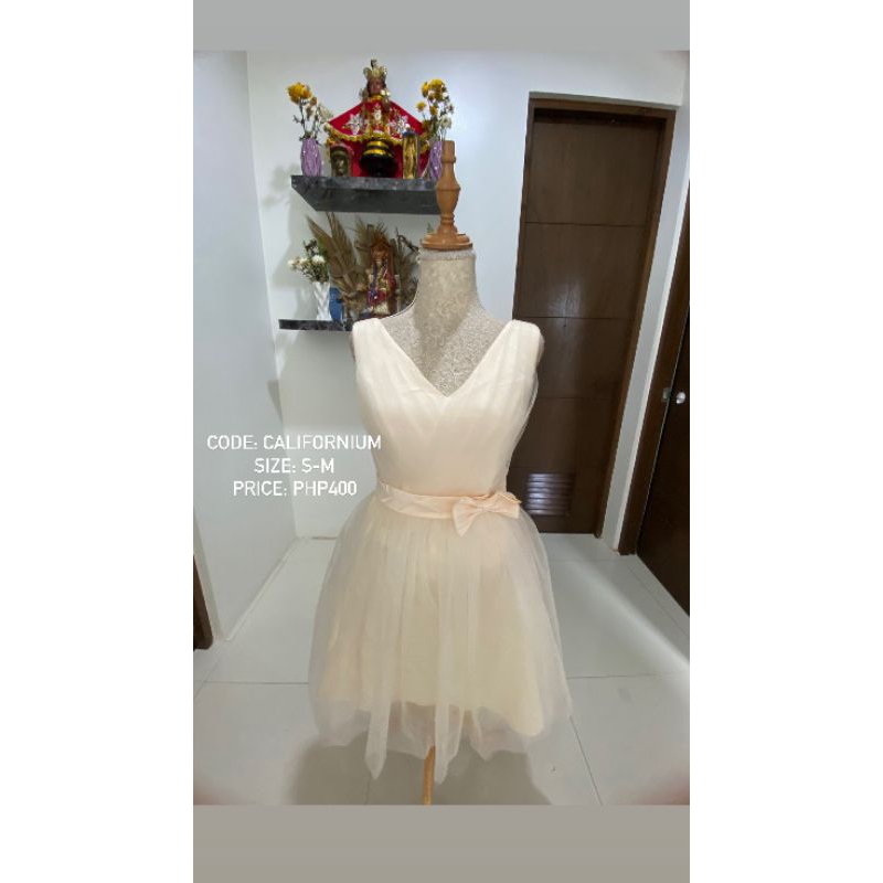 COCKTAIL GOWN (CODE CALIFORNIUM) Shopee Philippines