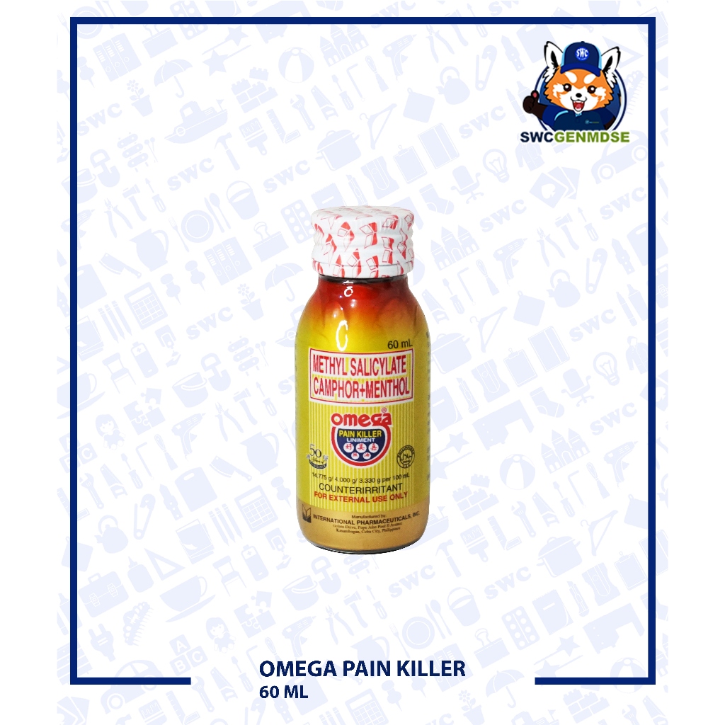 Omega Pain Killer 60 ML Efficascent Oil Liniment 50 ML, 25 ML