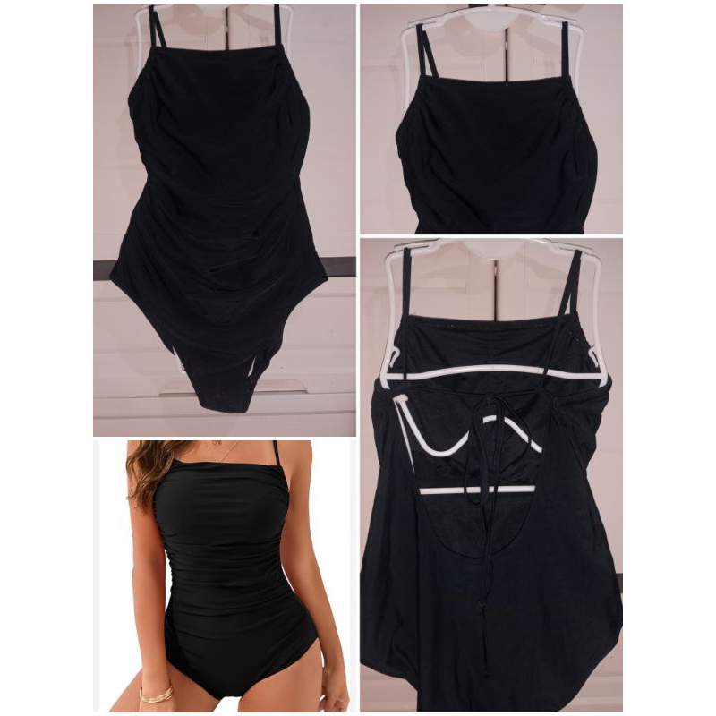 Old Navy Swimwear Trendy One Piece Swimsuit Seductive Black Xl Plus