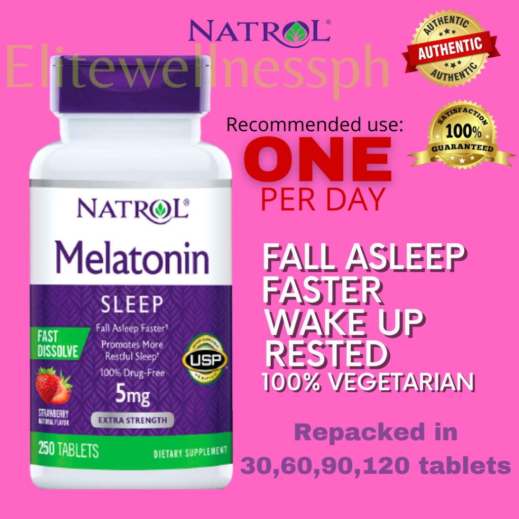 Authentic Imported from USA Melatonin 5 mg Fast Dissolve Tablet, Fall ...