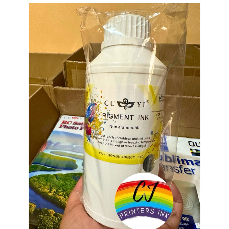 Cuyi Pigment Ink 500ML BCYM - For All Epson Printers | Shopee Philippines
