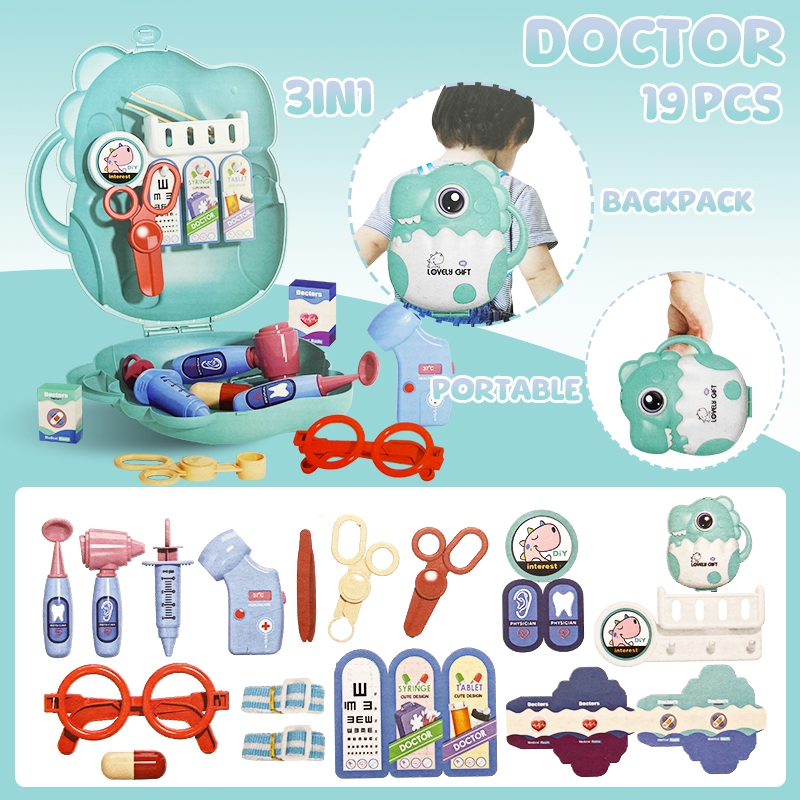Kid'S Doctor Toys Set Simulation Nurse Stethoscope Injection Girl ...