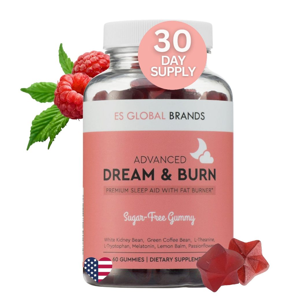 Dream & Burn Sleep Aid Gummy, Appetite Suppressant for Women & Men