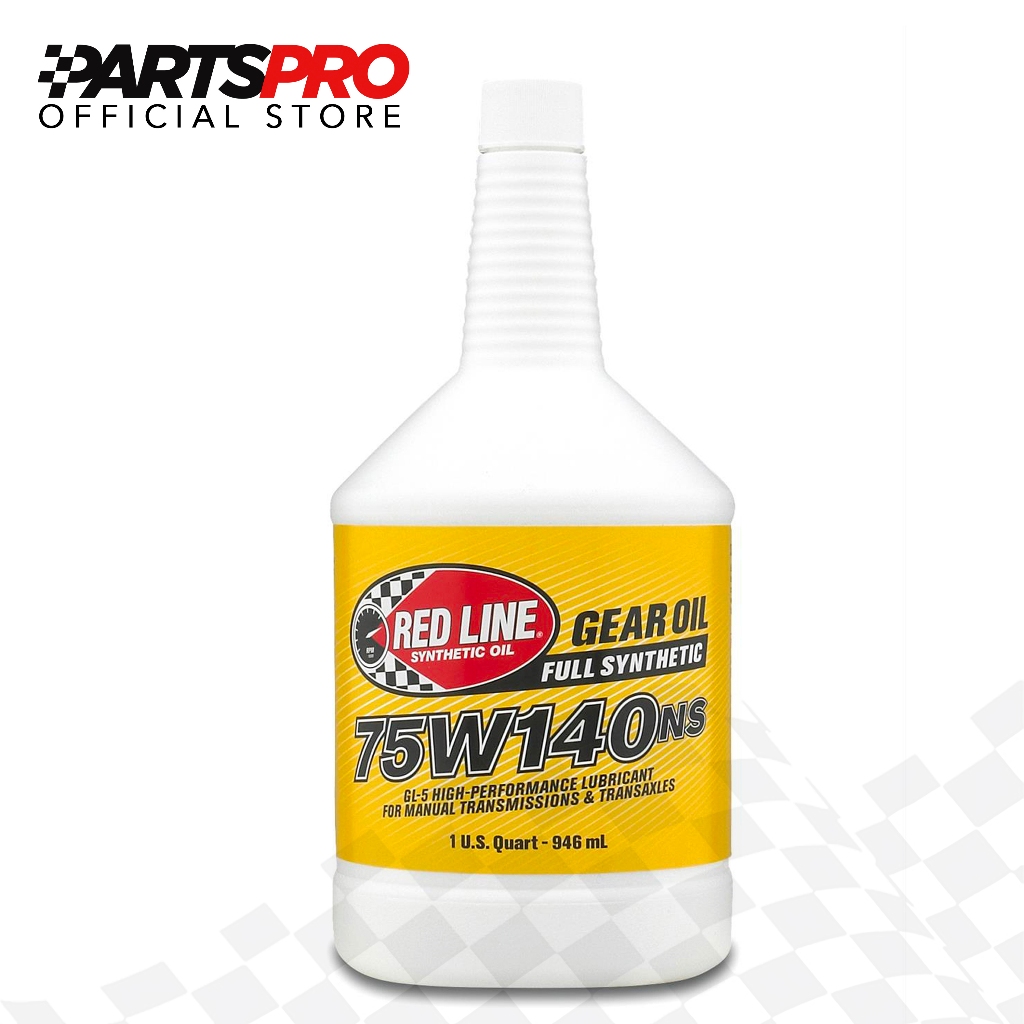 Red Line Gear Oil Fully Synthetic 75W140 NS GL5 1qt. Shopee Philippines