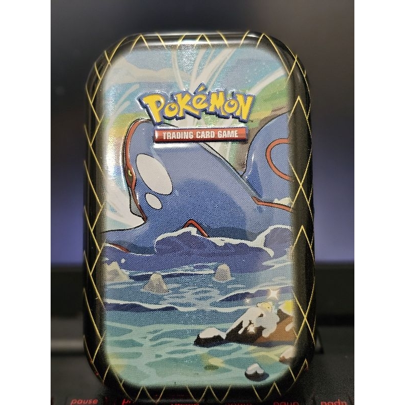 empty Shining Fates Kyogre Collector's Mini Tin (Pokemon) | Shopee ...